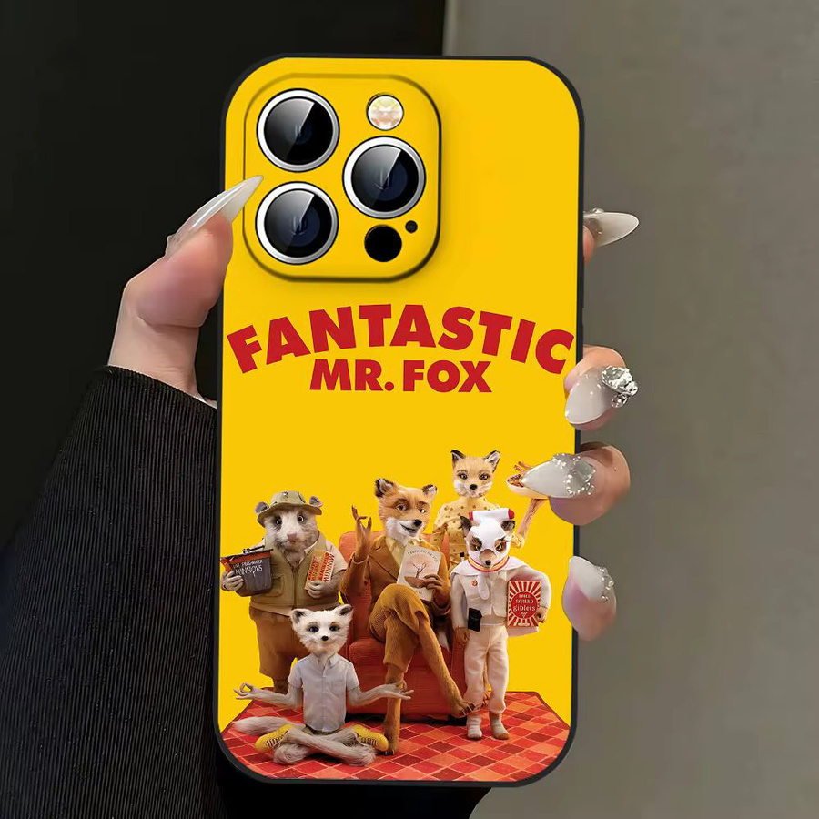 Mr. Fox Handyhülle in Schwarz für iPhone 17, 16, 15, 14, 13, 11 Pro Max, Plus, X, XR, XS Max und Mini - Bild 3