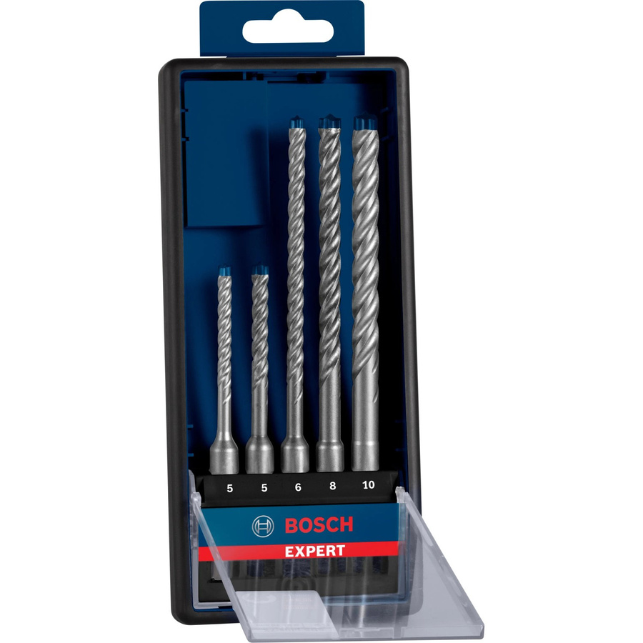 Bosch Expert SDS-plus-7X Hammerbohrer-Set, 5-teilig, blau/silber, mit Carbide-Spitze für Beton und Stahlbeton - Bild 2