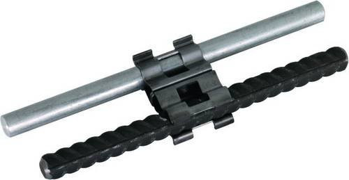 DEHN Bewehrungsklemme DEHNclip DC BK 10 RD10 STBLANK in Schwarz mit 2.4 kA - Bild 1