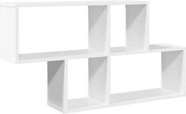 vidaXL Wandregal Weiß aus Holzwerkstoff B: 100 cm, T: 20 cm, H: 53 cm - Bild 1