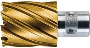 Fein HSS-Dura 25 Kernbohrer Ø 22 mm, HSS, Gold, QuickIN TIN - Bild 1