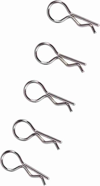 Fishine Karosserieklammern für HSP Redcat HPI RC 110 Modellauto Ersatzteil, Grau, Metall, 100-teiliges Set - Bild 1
