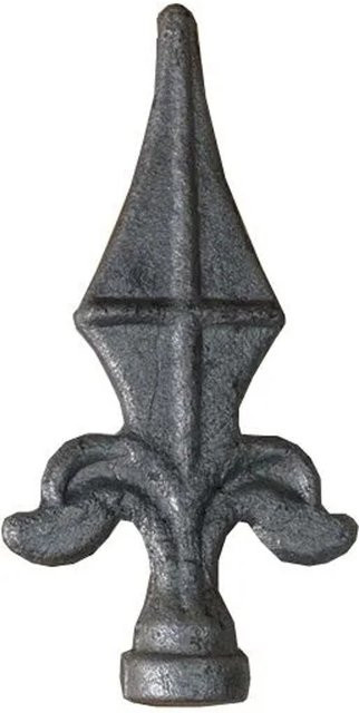 FeNau Zaunspitze aus Stahl in Grau, Durchmesser: 20 mm, Höhe: 11,5 cm, Breite: 6,0 cm - Bild 1