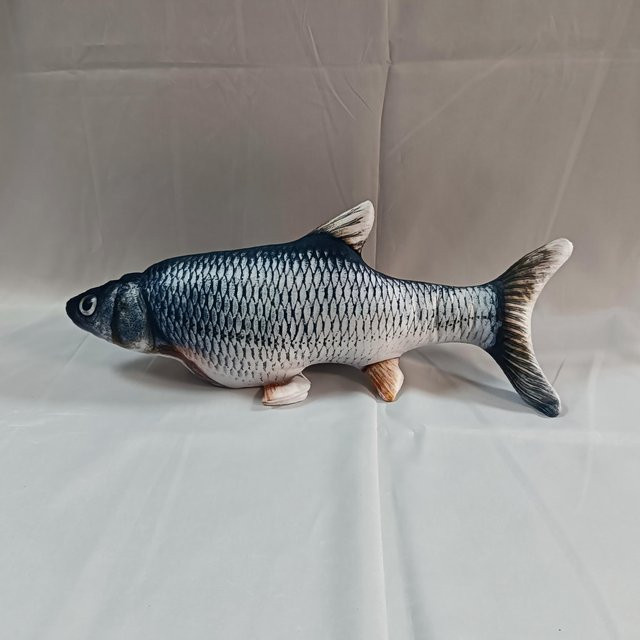 3D Simulationsfisch Plüschtier, Karpfen, 37cm, ab 14 Jahren - Bild 1