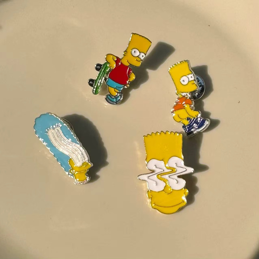 MINISO Anstecknadeln Simpsons, 4er-Set, Kinder - Bild 3