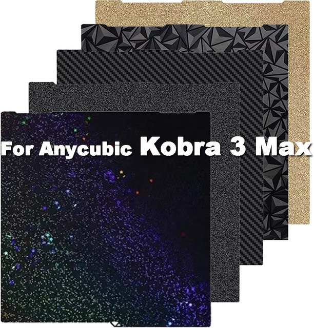 Anycubic Doppelseitiges Federstahlblech für Kobra 3 Max 3D-Drucker in Gold - Bild 1