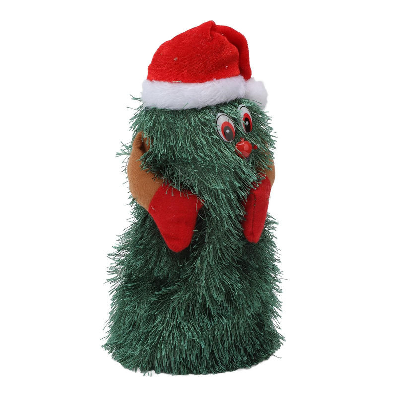 TOMTOP JMS Musikalischer Weihnachtsbaum für den Tisch als rotierende Pflanzen-Figur in Grün - Bild 3