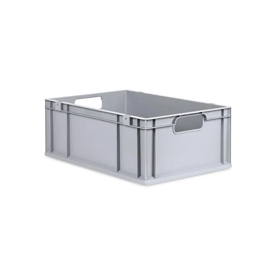 PROREGAL Eurobox Nextgen Economy Transportbehälter mit Griffen, Grau, H x B x T: 22 x 40 x 60 cm, 44 Liter - Bild 2