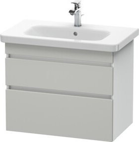 Duravit Waschtischunterschrank DuraStyle in Beige/Weiß, wandhängend, 2 Schubladen, B: 73 cm, T: 44,8 cm, H: 61 cm - Bild 1