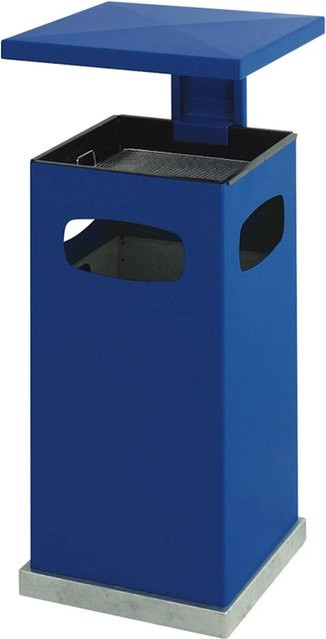PROREGAL Metall Kombischrank mit abnehmbarem Dach in Blau, H x B x T: 91 x 39,5 x 39,5 cm - Bild 1