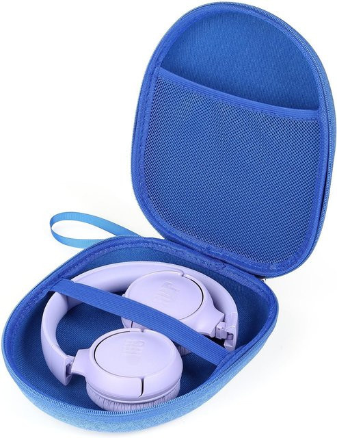 BERIBES Reise-Tragetasche für Kopfhörer in Blau, passend für JBL Tune 720BT, 510BT, 770NC, Anker Soundcore Q20i, Q30, Q20 und Sony WH-CH520 - Bild 1