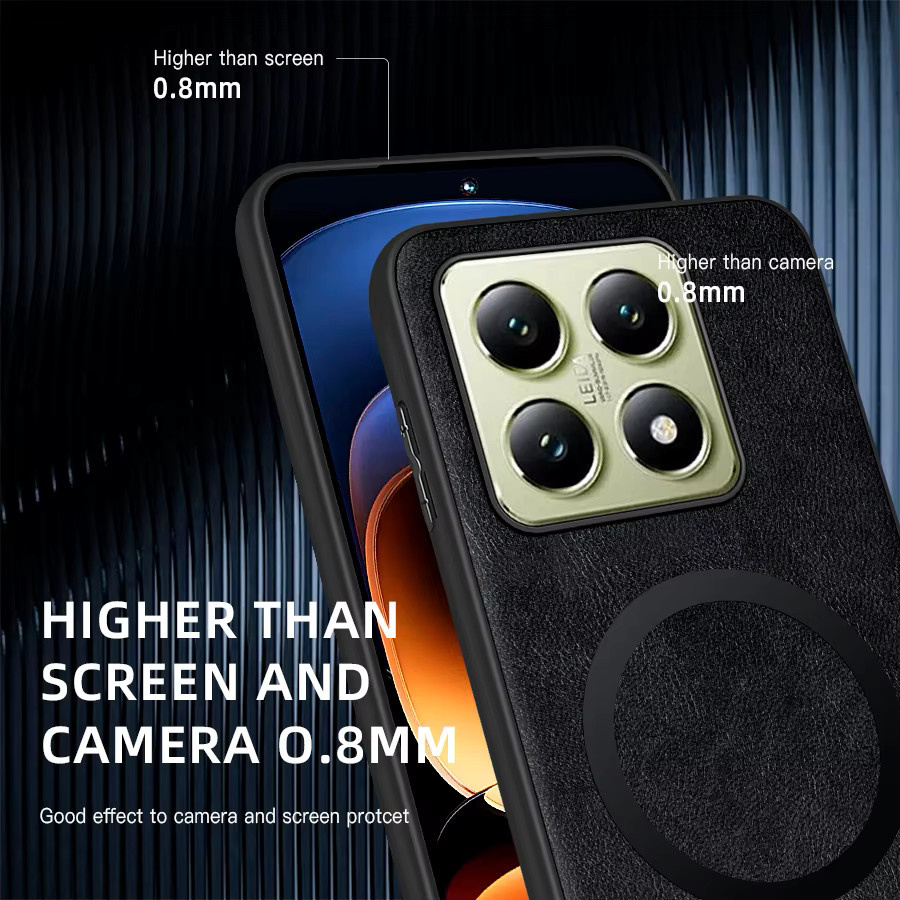 Luxuriöse magnetische PU-Lederhülle für Motorola Moto Edge 70 Ultra, 60 Pro, Fusion, G86, Power, G56, G66 in Grau - Bild 2