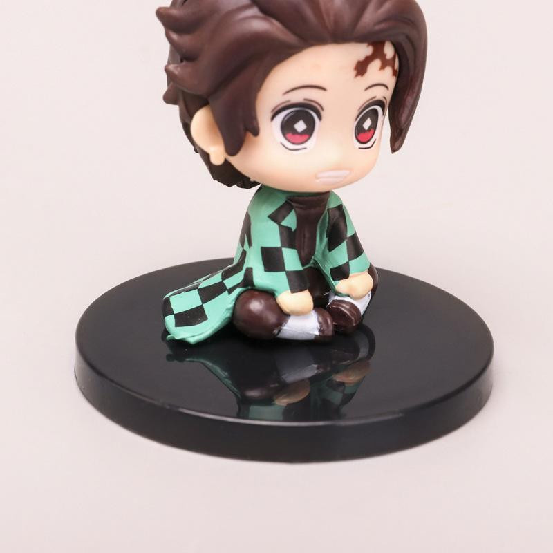 Fashnics Demon Slayer Kimetsu no Yaiba Sitzende Figur 5-teiliges Set - Bild 2