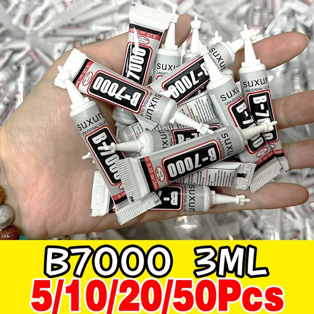 SUXUN B7000 Superkleber für Handy-Touchscreens, Glas und DIY-Reparaturen, 3 ml - Bild 1