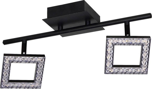 Pocoline LED-Spot Kalea 2-flg. in Mattschwarz mit 2 Brennstellen B/H/T: 40 x 12 x 13 cm - Bild 1