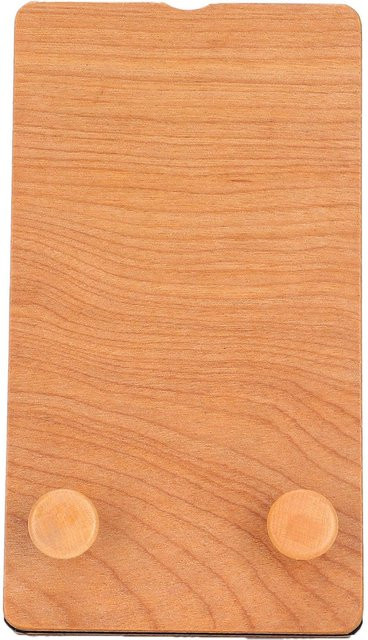 KONNWEI Magnetischer Handyhalter aus Massivholz als multifunktionaler Faltständer für iPad, Handy und Tablet in Beige - Bild 1