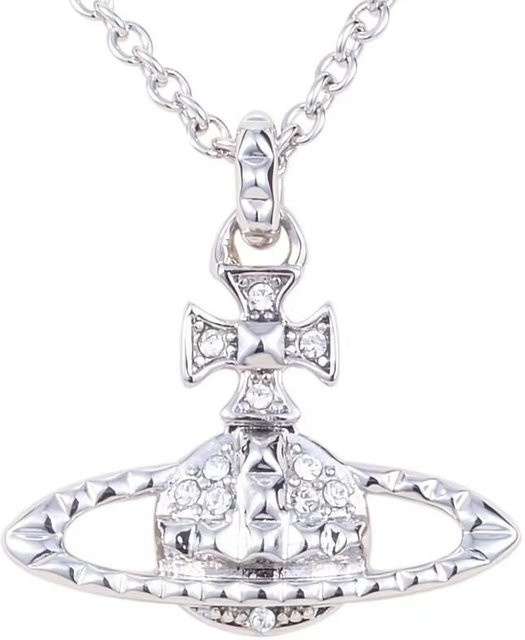 Vivian Halskette, Kupfer, Silber, Diamant, Perle, Kristall, Damen - Bild 1