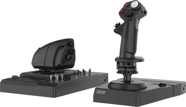 Hori HOTAS Flight Control System & Mount für PC in Schwarz - Bild 1