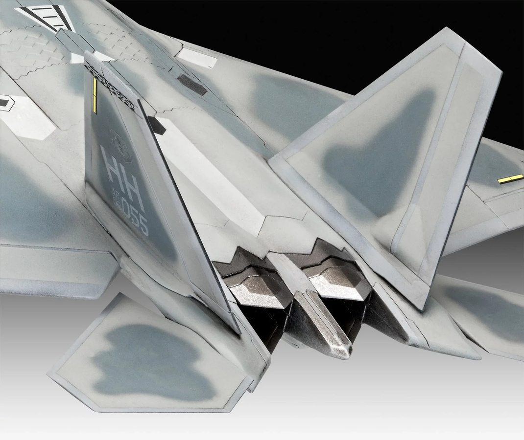 Revell Model Set Lockheed Martin F-22A Raptor, Fahrzeuge, Grau, Kunststoff - Bild 3