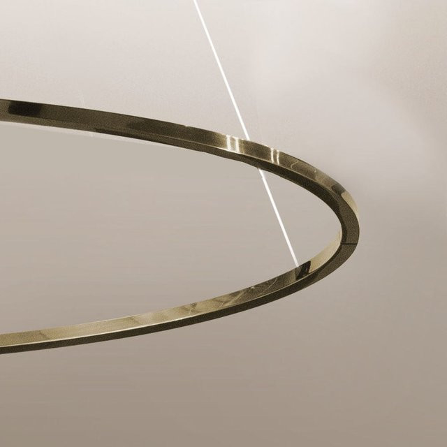 Nemo Lighting Ellisse Major Uplight LED-Pendelleuchte in Gold/Messing mit warmweißem Licht (3000K) - Bild 1
