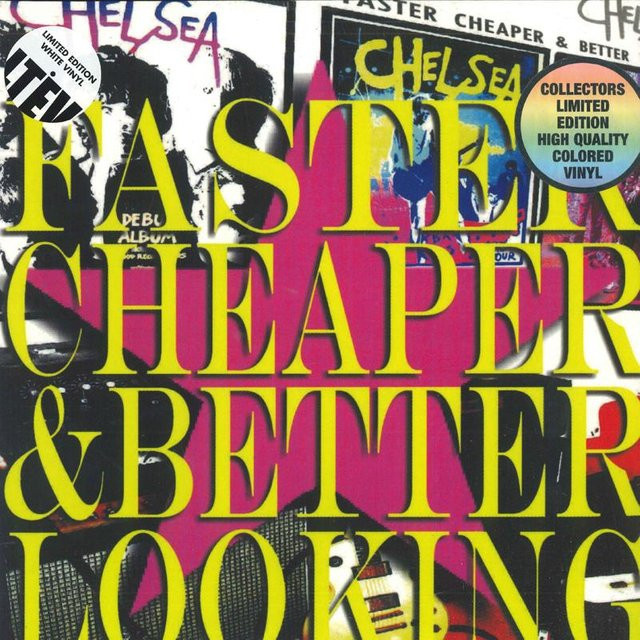 Chelsea - Faster Cheaper & Better Looking LP Schallplatte von Let Them Eat Vinyl, Pink, Rock/Punk, 2016, UK Edition - Bild 1
