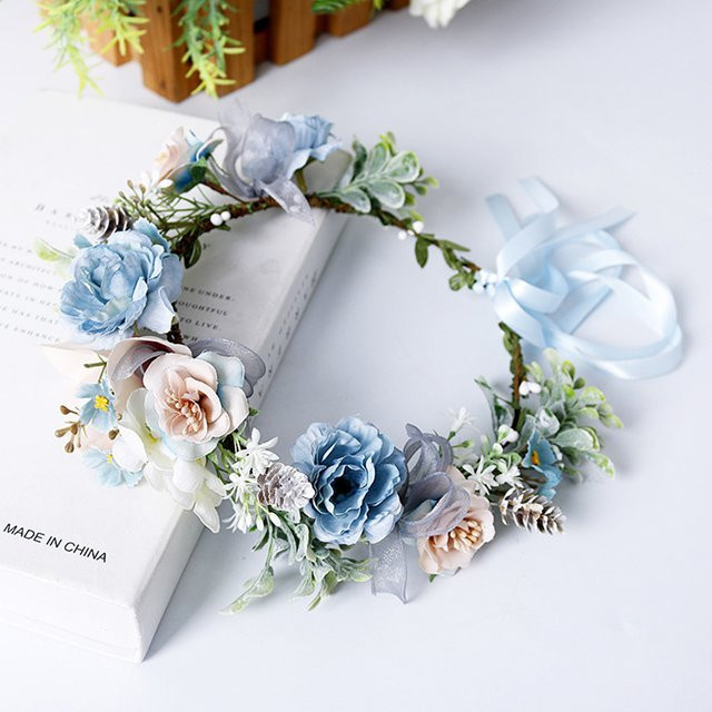 Blumenkrone Stirnband, Damen - Bild 1
