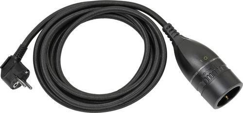 Brennenstuhl Verlängerungskabel Schwarz 5,00 m H05VV 3G 1,5 mm² - Bild 1