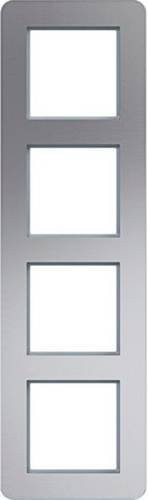 Hager Rahmen Aluminium gebürstet Silber WAD9400ALV - Bild 1
