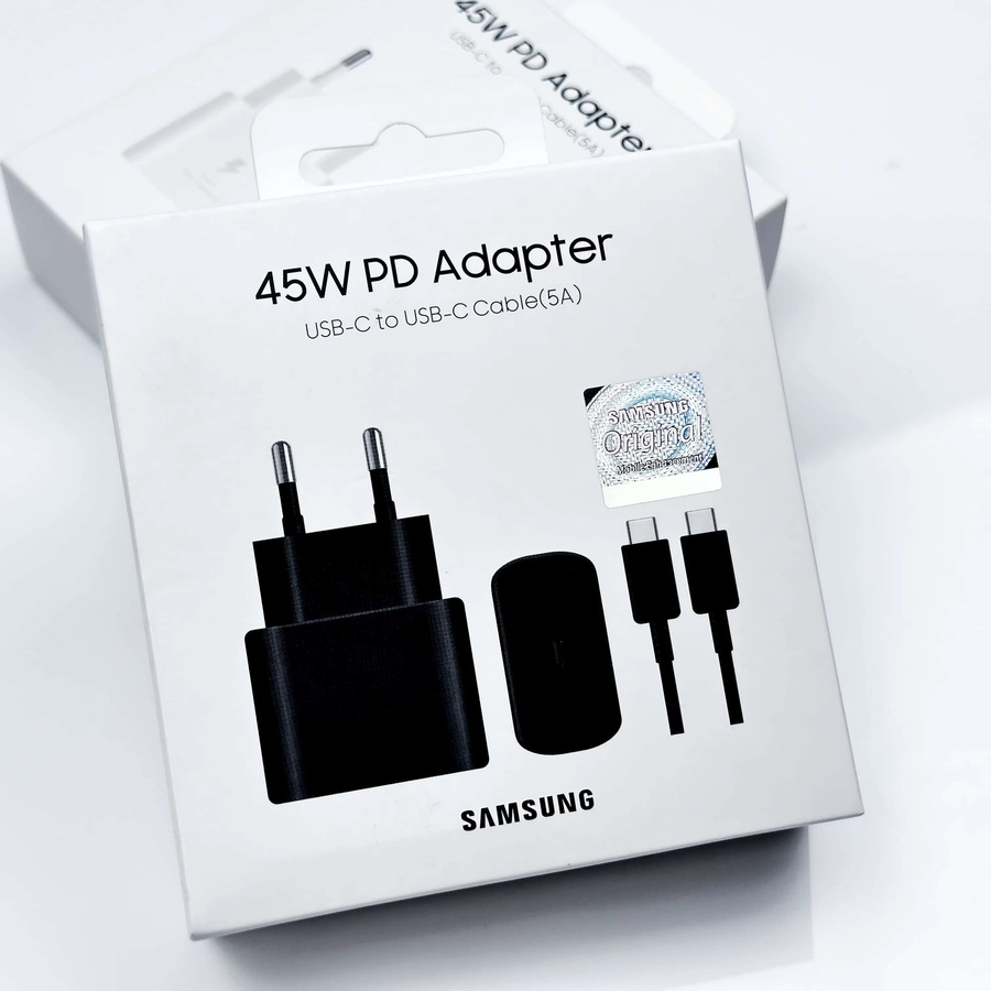Samsung Original 45W USB-C Schnellladegerät Adapter in Schwarz für Galaxy S26+ S25 Ultra S24 FE S23 und weitere Modelle - Bild 5