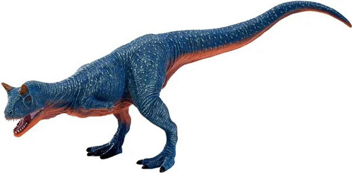 Mojo Carnotaurus Dinosaurier Figur in Blau aus Kunststoff - Bild 1