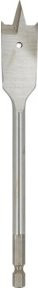 Heller QuickBit Flachfräsbohrer mit Sechskantschaft in Silber, Durchmesser: 14 mm, Länge: 152 mm - Bild 1