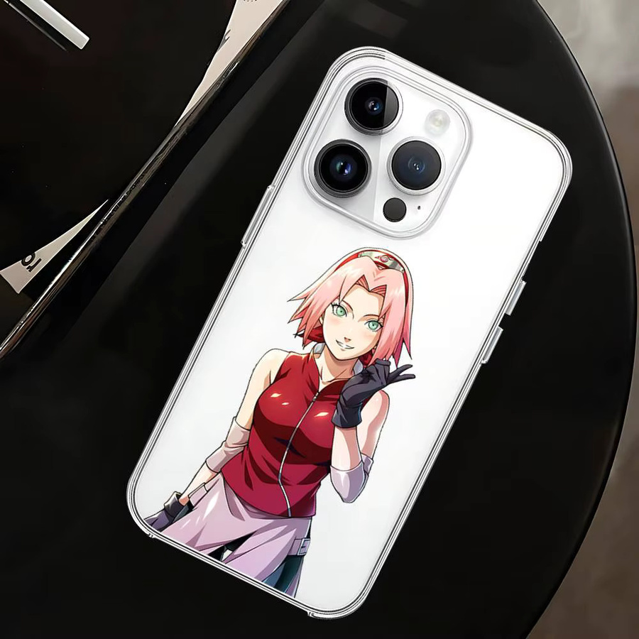Transparente Handyhülle S-Sakuras H-Harunos für Apple iPhone 17 16 15 14 13 12 11 Pro Max Plus - Bild 4
