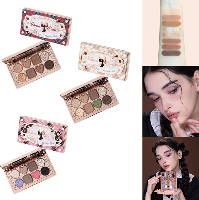 Flower Knows Chocolate Wonder-Shop Lidschatten-Palette, 8 Farben, Matt, Schimmernd - Bild 1