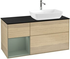 V&B Waschtischunterschrank Finion in Eiche Lackiert, Breite: 120 cm, Tiefe: 50,1 cm, Höhe: 50,1 cm - Bild 1