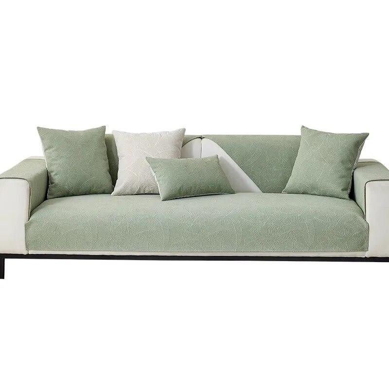 Rutschfeste Jacquard Sofa Kissen Abdecktuch von Your Warm Home, Farbe: Einfarbig, B/B: 70 x 70 cm - Bild 3