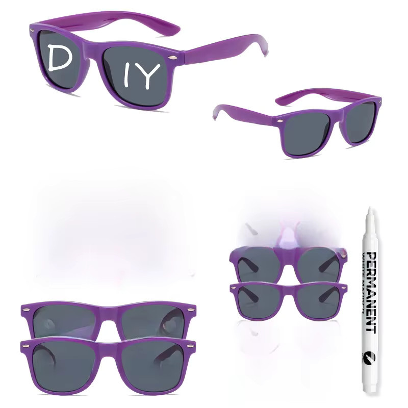 KAMMPT Sonnenbrille, Vollrand, Square, Kunststoff, Damen, Multicolor, Purple - Bild 2