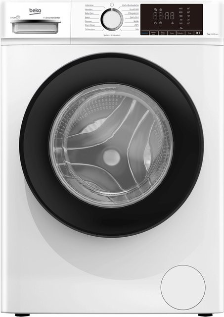 Beko Waschmaschine BMFH3WFOE741 Frontlader weiß mit 7 kg Kapazität und Aquastop - Bild 1
