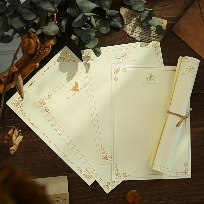 20 Stück Retro-Briefpapier SZ-Damai im B5 Format für romantische Liebesbriefe und kreative Schreibprojekte - Bild 5