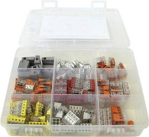 WAGO WA-741-844 Verbindungsklemmen-Sortiment multicolor für flexible und starre Leiter 2,5-4mm² mit 120 Stück - Bild 1