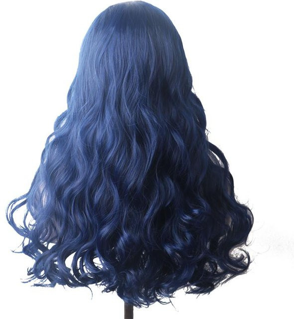 Waverly Kunsthaar-Cosplay-Perücke, blau, Damen, 28inches - Bild 1