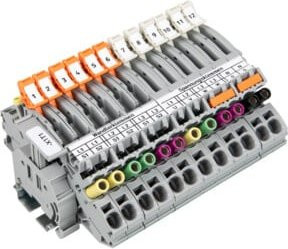 WAGO Stromwandlerklemmenblock 821-210 6mm² grau - Bild 1