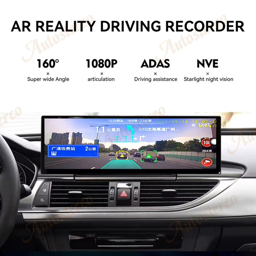 ZWNAV Android 14 Multimedia Player mit Carplay und GPS für Audi A6 A7 S6 S7 (2012-2018), 14,9 Zoll Display, 2K HD, Schwarz - Bild 4