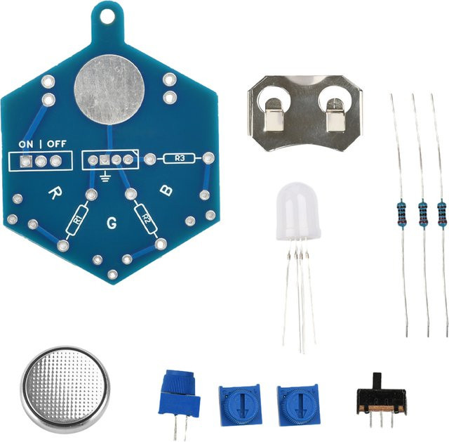 Aideepen DIY RGB LED Licht Platine Schweiß Kit zum Lernen für Anfänger und Studenten - Bild 1