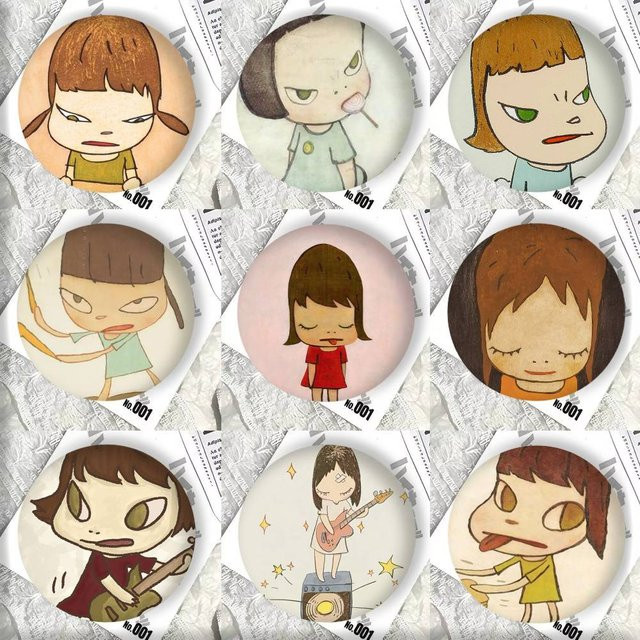Kayou Anstecknadeln, Anime Cartoon, Weißblech, Unisex - Bild 1