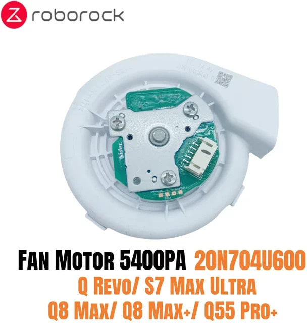 Original Lüftermotor 20N704U600 in Weiß für Roborock Q Revo, S7 Max Ultra, Q8 Max, Q8 Max+, Q55 Pro+ und Topaz SC Roboterstaubsauger - Bild 1