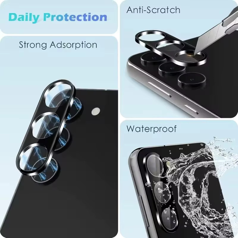 Samsung Metall Kameraobjektiv Schutzglas für Galaxy S26 Ultra S26 S25 S24 S23 Plus - Bild 2