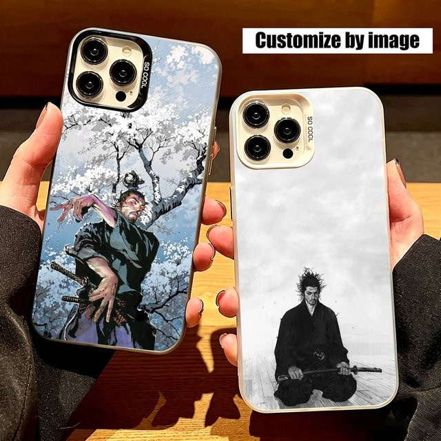 V-Vagabond Miyamoto Musashi Handyhülle für iPhone 17 bis 11, Farben: Grau-Silber - Bild 1