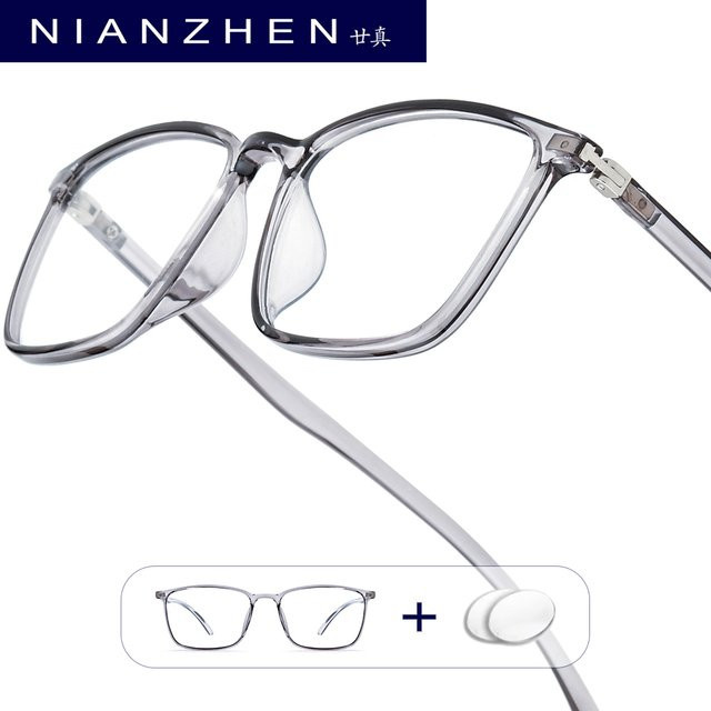NIANZHEN 6633 Progressive Brille, Quadratisch, Vollrand, TR90, Männer - Bild 1