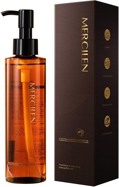 MERCILEN Reinigungsöl Schwarzer Tee, 185 ml, mit Squalan - Bild 1