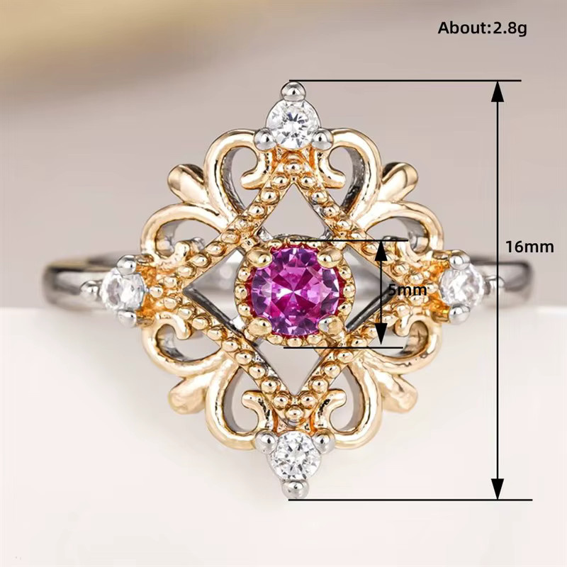 Huitan Ring, Bicolor, Zirkonia, Damen - Bild 2